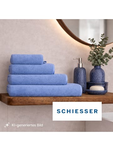 Schiesser Waschhandschuhset Milano 5-teilig in Hellblau