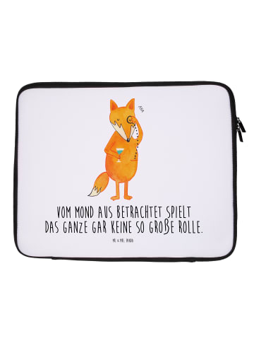 Mr. & Mrs. Panda Notebook Tasche Fuchs Lord mit Spruch in Weiß