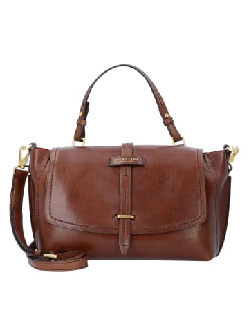 The Bridge Florentin Handtasche Leder 30 cm in brown gold