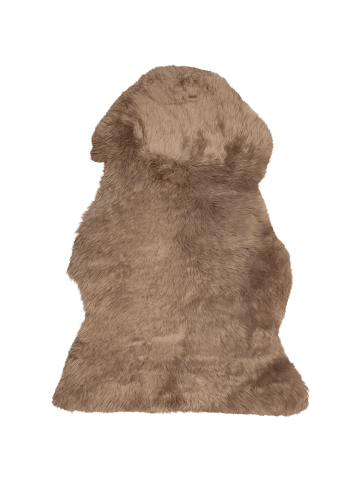 Beliani Schaffell ULURU in Braun - (W) 65 x (H) 8 x (L) 100 cm