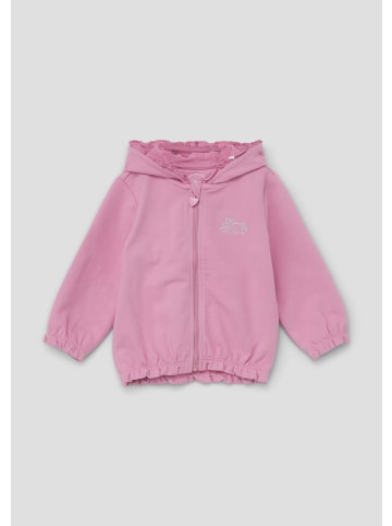 s.Oliver Sweatshirt Jacke langarm in Pink