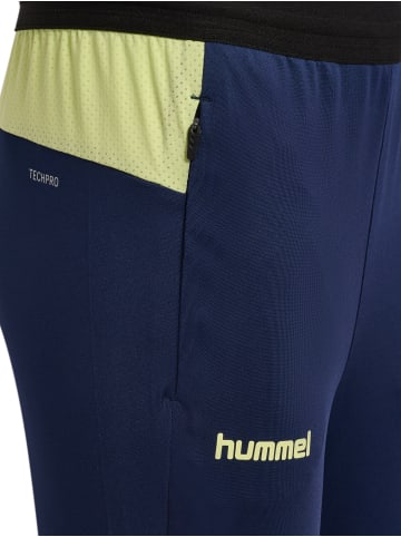Hummel Hose Hmlblaze Kinder in MARINE/SHADOW LIME