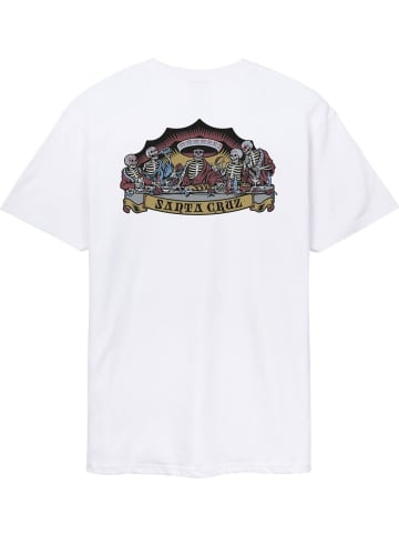 Santa Cruz T-Shirt "Guzman Dead Diners T-Shirt" in Weiß