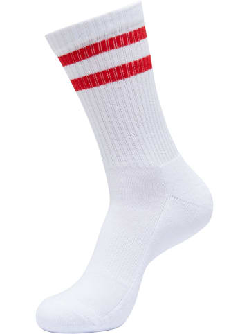 Urban Classics Socken in white/cityred