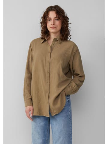 QS Bluse in 7854_olivgrün