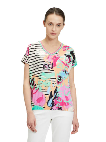 Betty Barclay Casual-Shirt mit Ringel in Pink/Green