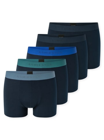 Schiesser Boxershort 5er Pack in Blau/Grün/Grau