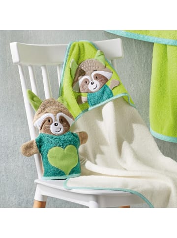 Erwin Müller Frottier Kinder-Waschhandschuh 2-in-1 in grün
