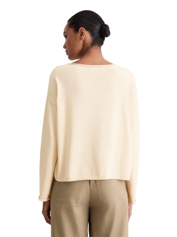 Marc O'Polo Feinstrickpullover loose in Raw Cream