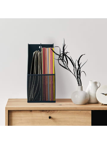 Stehsammler in Anthrazit - (B)14,5 x (H)31,5 x (T)25 cm