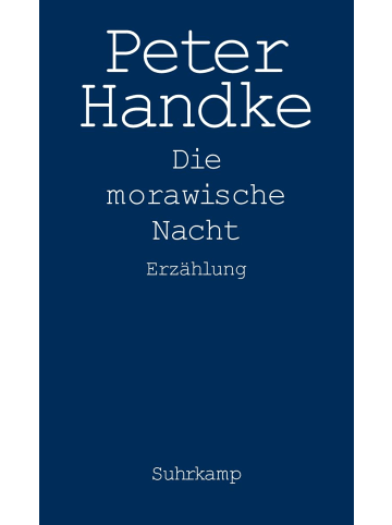 Suhrkamp Die Morawische Nacht