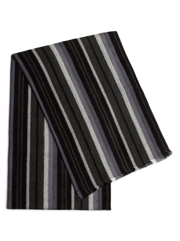 Finshley & Harding Schal in schwarz grau - 0002