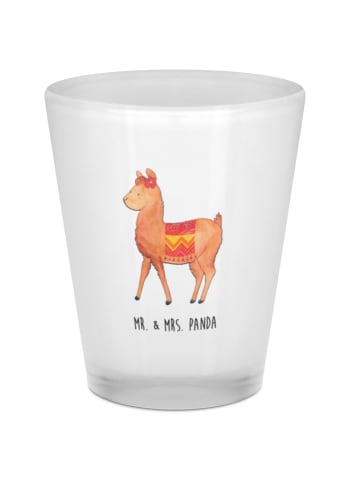 Mr. & Mrs. Panda Schnapsglas Alpaka Stolz ohne Spruch in Transparent