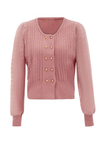 NAEMI Strickjacke in Rosa