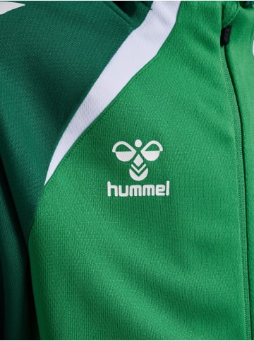 Hummel Kinder Trainingsjacke "Lead 2.0 Zip Hoodie" in Grün