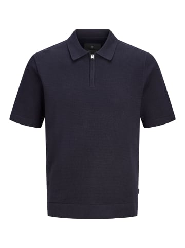 Jack & Jones Gestricktes Polo in Night Sky