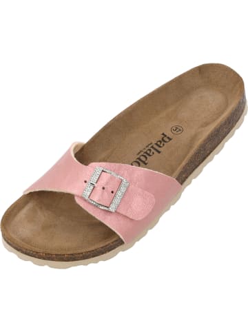 palado Pantoletten in Pink Metallic