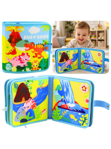 Wisam® 3D-Filz-Sensorik-Lernbuch Dinosaurier