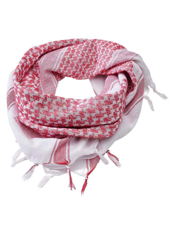 Brandit Brandit Schals in red/wht