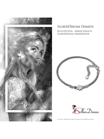 SilberDream 925 Silber Damen SilberDream Armbänder Blume ca. 18cm + 3cm Verlängerung