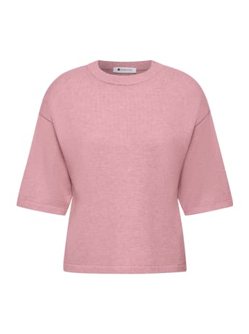 Street One 3/4-Arm Strickpullover mit Rundhals in Vintage Blush Mel.