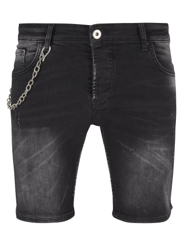 2Y Premium Jeans Shorts in black
