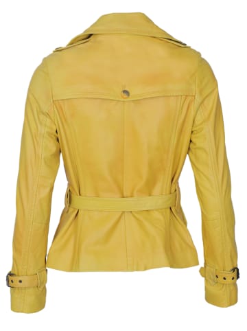 JCC Lederjacke JCC1201 in gelb
