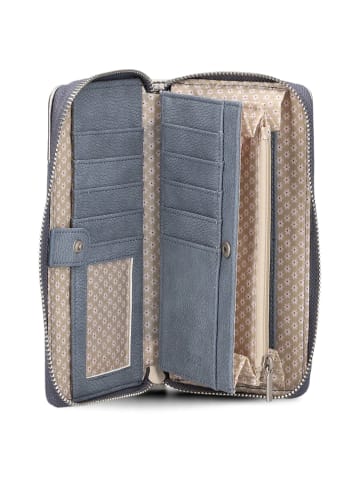 Zwei Eva EV2 - Geldbörse 15cc 19 cm (sage) in nubuk-sky