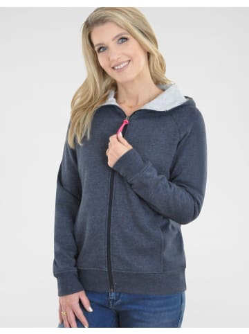 Navigazione Sweatjacke in navy/himbeere