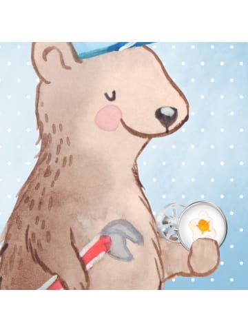 Mr. & Mrs. Panda Stöpsel Spiegelei Ei ohne Spruch in Weiß