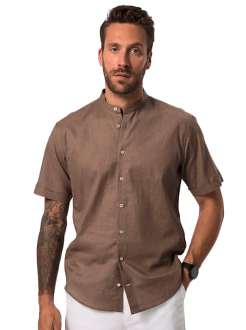 JP1880 Hemd in braun grau
