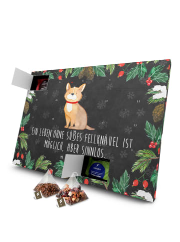 Mr. & Mrs. Panda Adventskalender Hund Glück mit Spruch in Kreidetafel