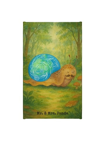 Mr. & Mrs. Panda Handtuch Schnecke Sir Design ohne Spruch in Weiß