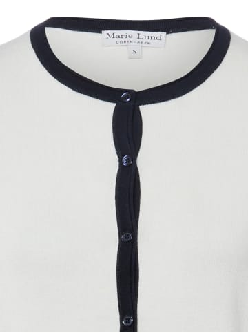 Marie Lund Strickjacke in weiß - 0010