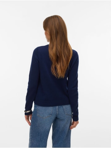 Vero Moda Strickjacke in Navy Blazer