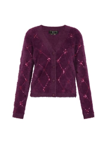 faina Damen Cardigan in Pflaume