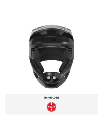 ABUS Fahrradhelm HiDrop in shiny black
