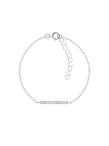 Alexander York Armband STAB Zirkonia weiß in 925 Sterling Silber in silber