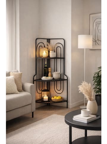 möbel-direkt Standregal Eckregal, Standregal in weiß