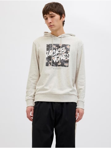Jack & Jones Kapuzenpullover in White Melange