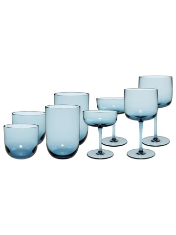 like. by Villeroy & Boch 8er Set Komplett-Gläser-Set Like Glass in Ice