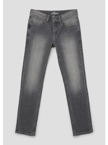 S. Oliver Jeans-Hose lang in Grau