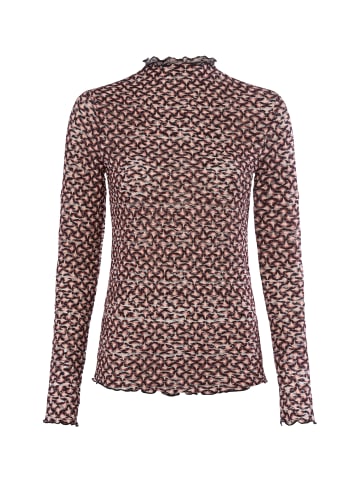 Zero  Langarmshirt in schwarz beige