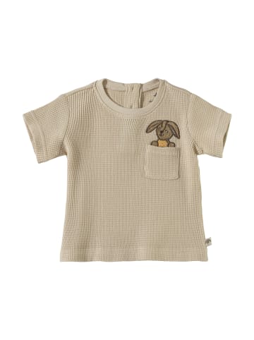 Sterntaler Kurzarm-Shirt Hase Happy in beige