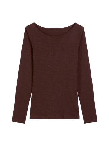 Marc O'Polo U-Boot-Longsleeve regular in Black Cherry