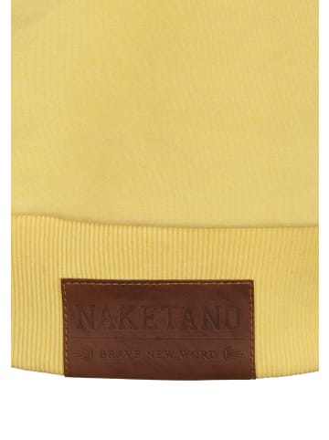 naketano Oversize-Sweatshirt Big Rainerius 20 Yellow Melange