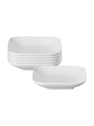 Ritzenhoff & Breker 6er Set Servierschalen Arena ø 18 cm weiß in weiß
