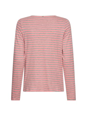 Camel Active Langarmshirt aus reiner Baumwolle in Pink