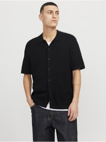 Jack & Jones Gestricktes Polo in Black
