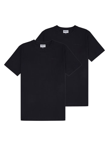 ellesse T-Shirt 2er Pack in Schwarz